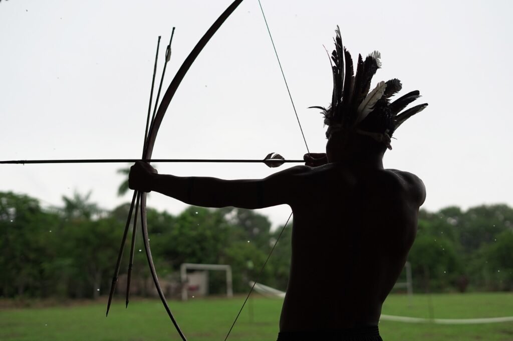 Jogo de arco e flecha - (Foto: Tácio Melo)